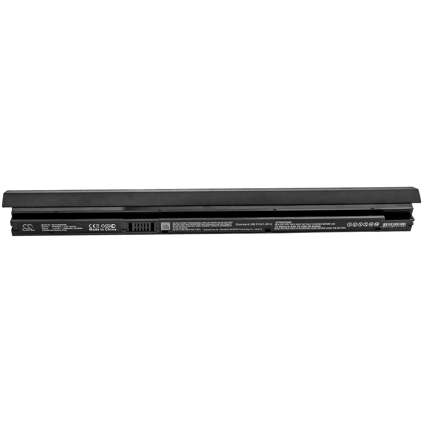 Li-ion Battery fits Clevo, Terra Mobile 1513, W940ju 14.8V, 2200mAh Notebook & Laptop Cameron Sino Technology Limited