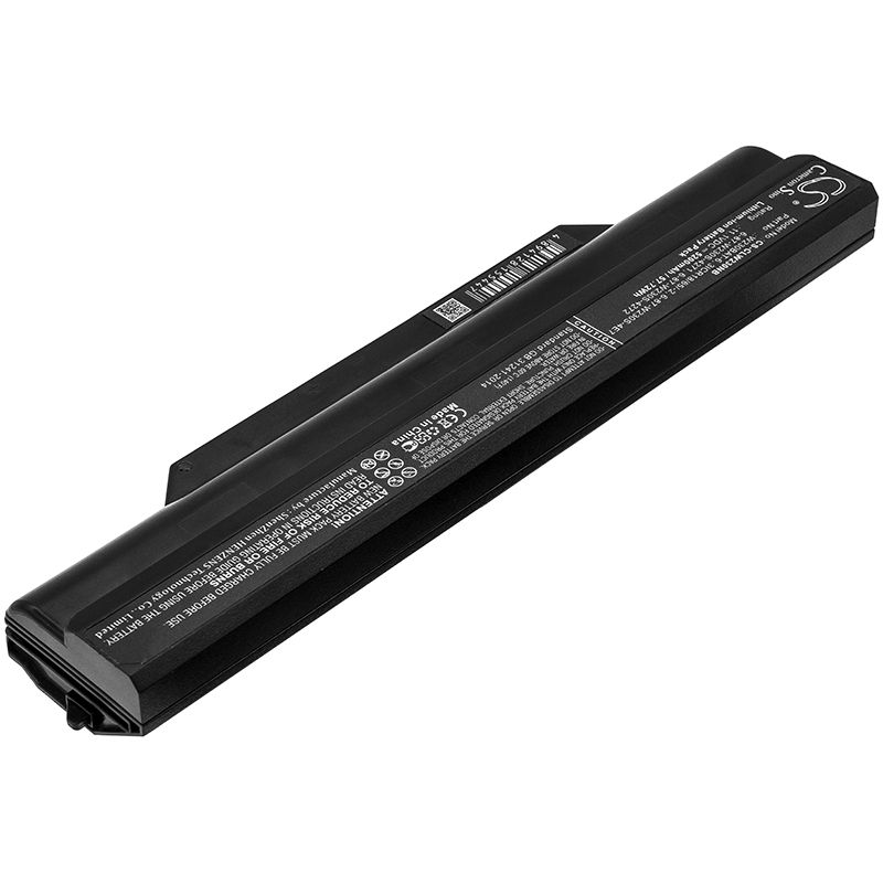Li-ion Battery fits Clevo, W230, W230sd 11.1V, 5200mAh Notebook & Laptop Cameron Sino Technology Limited