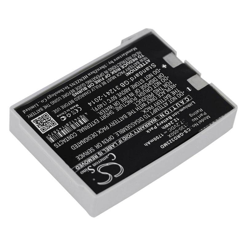 Li-ion Battery fits Cme, Bodyguard 323, Cme 7.2V, 1700mAh Medical Cameron Sino Technology Limited