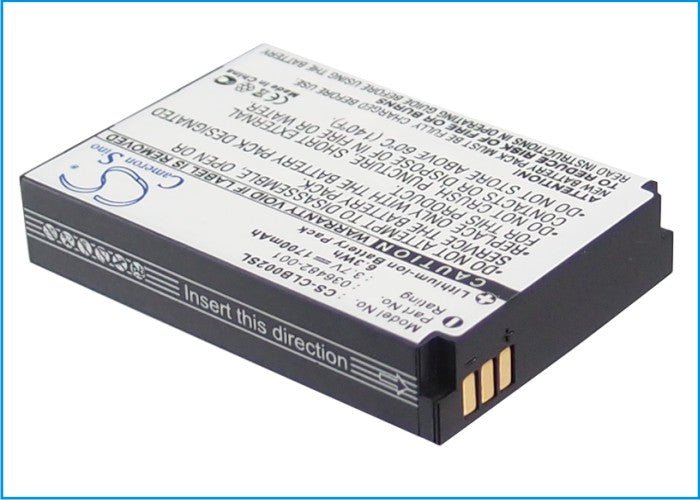 Li-ion Battery fits Columbia, Omni-heat 3.7V, 1700mAh Heated Clothes Cameron Sino Technology Limited