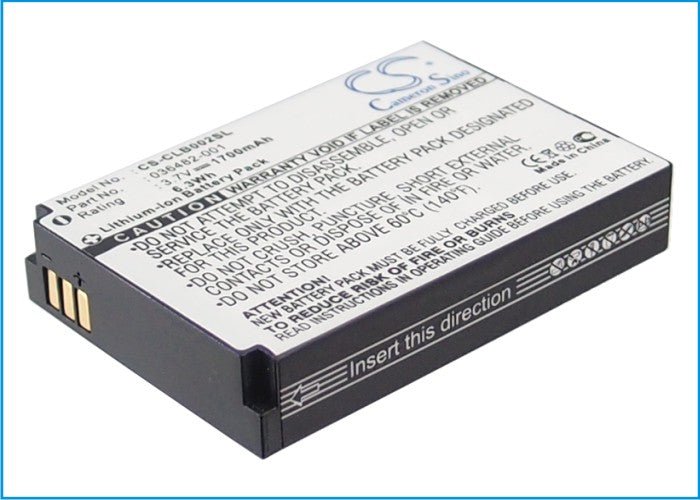 Li-ion Battery fits Columbia, Omni-heat 3.7V, 1700mAh Heated Clothes Cameron Sino Technology Limited