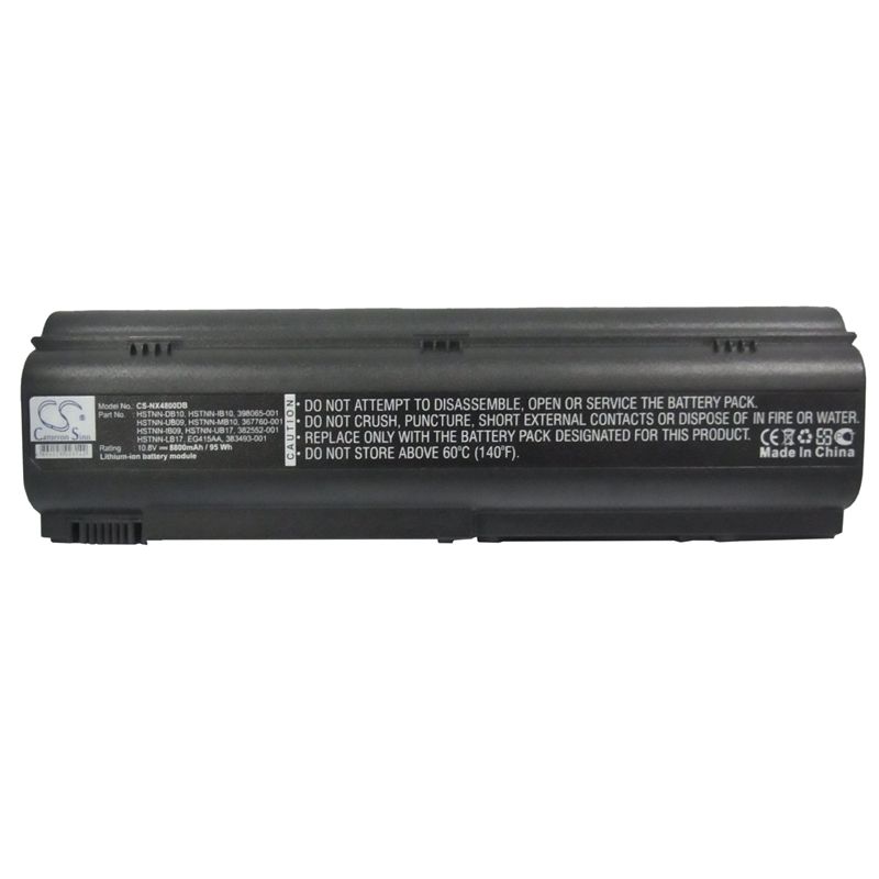 Li-ion Battery fits Compaq, presario M2000 Series, presario M2000-pk550av, presario M2000-pk551av 10.8V, 8800mAh Computer Cameron Sino Technology Limited (Suspended)