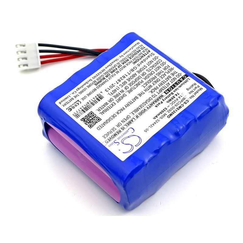 Li-ion Battery fits Contec, Ecg 1201, Ecg 1201g, Ecg-1201 14.4V, 5200mAh Medical Cameron Sino Technology Limited