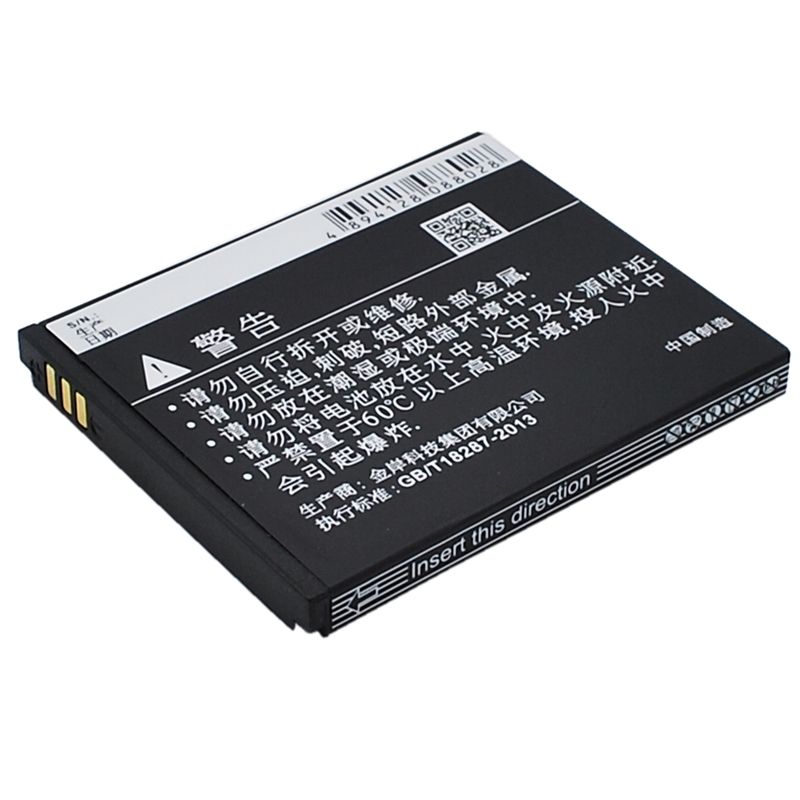 Li-ion Battery fits Coolpad, 5216s,7230, 7230b 3.7V, 1100mAh Communications Cameron Sino Technology Limited (Suspended)