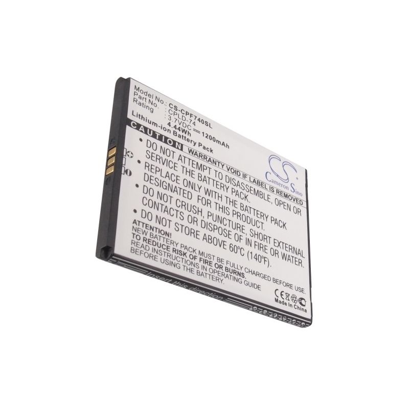 Li-ion Battery fits Coolpad, 5860e, arise 3300a, arise 5560s 3.7V, 1200mAh Communications Cameron Sino Technology Limited
