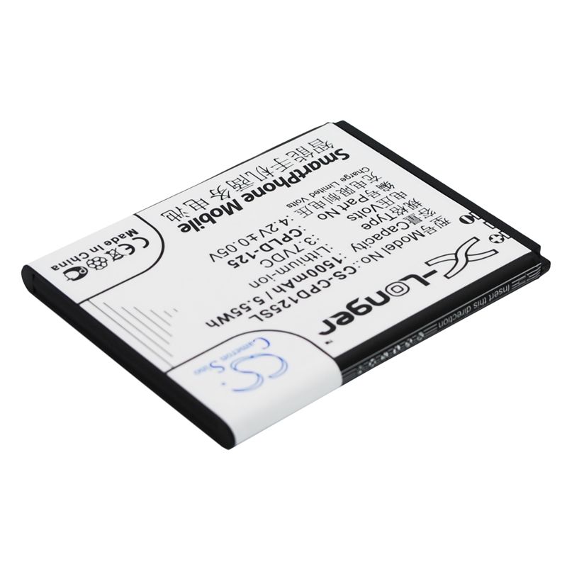 Li-ion Battery fits Coolpad, 8017-t00 3.7V, 1500mAh Mobile & SmartPhone Cameron Sino Technology Limited