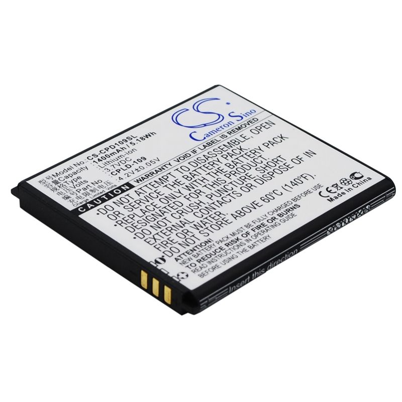 Li-ion Battery fits Coolpad, 8070d 3.7V, 1400mAh Mobile & SmartPhone Cameron Sino Technology Limited