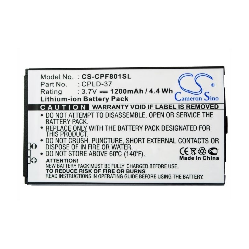 Li-ion Battery fits Coolpad, f668, f800, f801 3.7V, 1200mAh Communications Cameron Sino Technology Limited (Suspended)