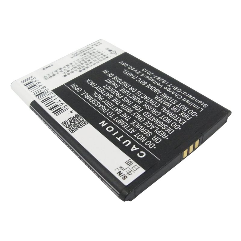 Li-ion Battery fits Coolpad, w708 3.7V, 1300mAh Mobile & SmartPhone Cameron Sino Technology Limited