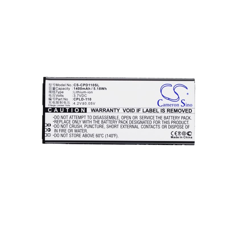 Li-ion Battery fits Coolpad,5217,7060,8076 3.7V, 1400mAh Mobile & SmartPhone Cameron Sino Technology Limited