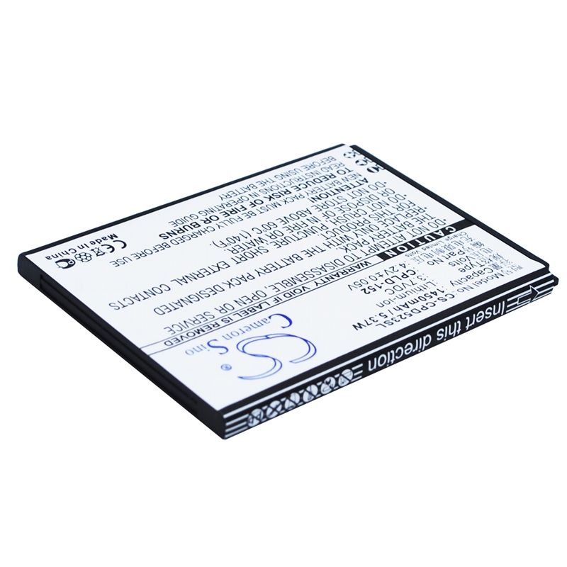 Li-ion Battery fits Coolpad,5263,5360 3.7V, 1450mAh Mobile & SmartPhone Cameron Sino Technology Limited