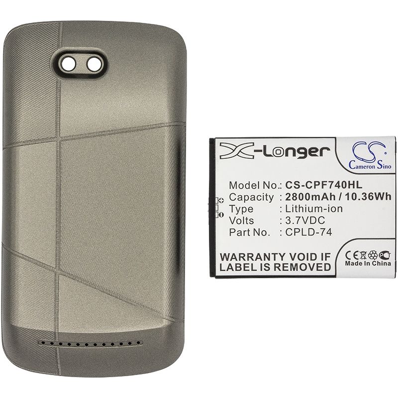 Li-ion Battery fits Coolpad,5860, 5860e, metropcs 3.7V, 2800mAh Mobile & SmartPhone Cameron Sino Technology Limited