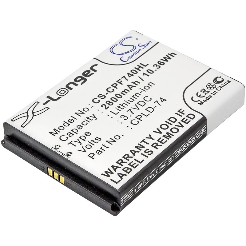 Li-ion Battery fits Coolpad,5860, 5860e, metropcs 3.7V, 2800mAh Mobile & SmartPhone Cameron Sino Technology Limited