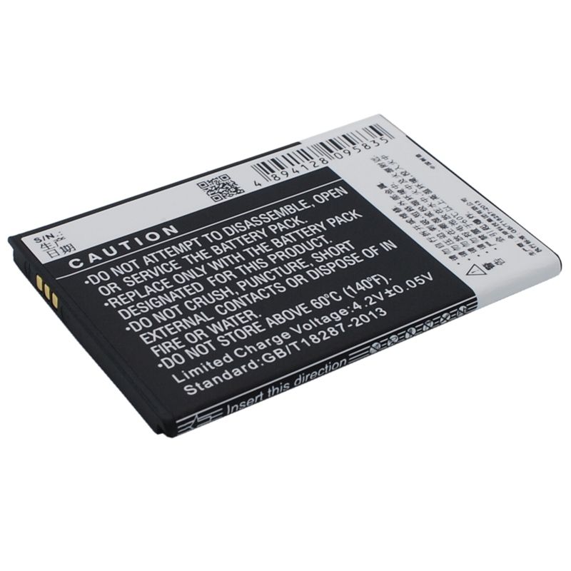 Li-ion Battery fits Coolpad,8020 3.7V, 1600mAh Communications Cameron Sino Technology Limited (Suspended)