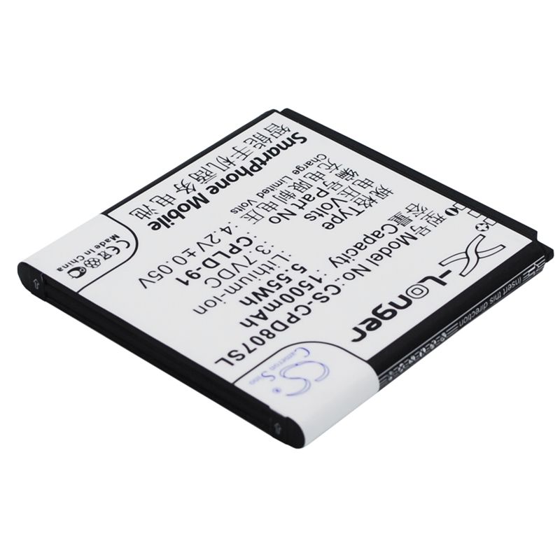 Li-ion Battery fits Coolpad,8028,8070 3.7V, 1500mAh Mobile & SmartPhone Cameron Sino Technology Limited