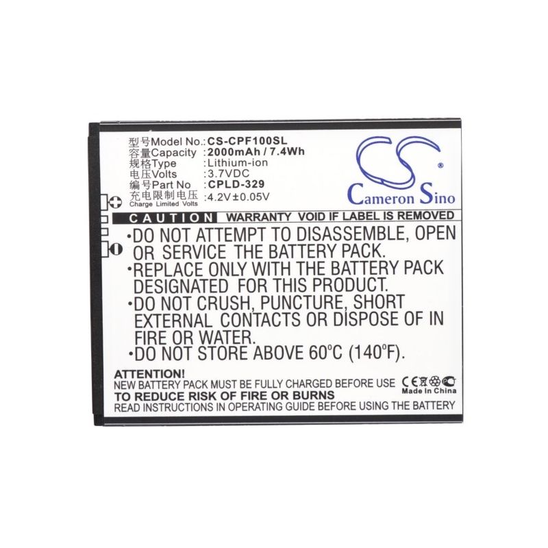 Li-ion Battery fits Coolpad,8297, 8297-c00, 8297-t01 3.7V, 2000mAh Mobile & SmartPhone Cameron Sino Technology Limited