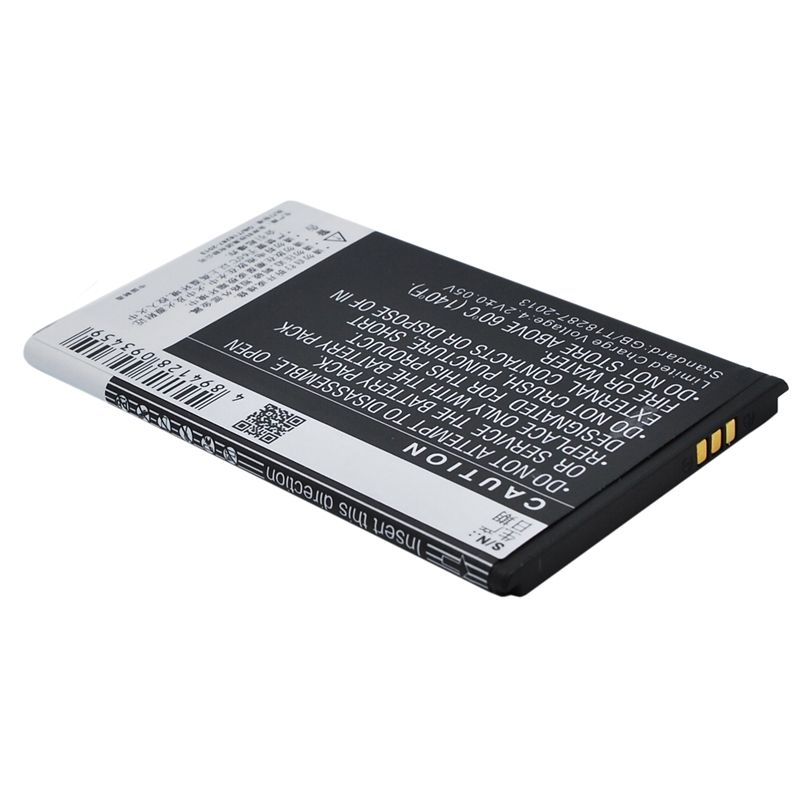 Li-ion Battery fits Coolpad,8710,9120 3.7V, 1700mAh Mobile & SmartPhone Cameron Sino Technology Limited