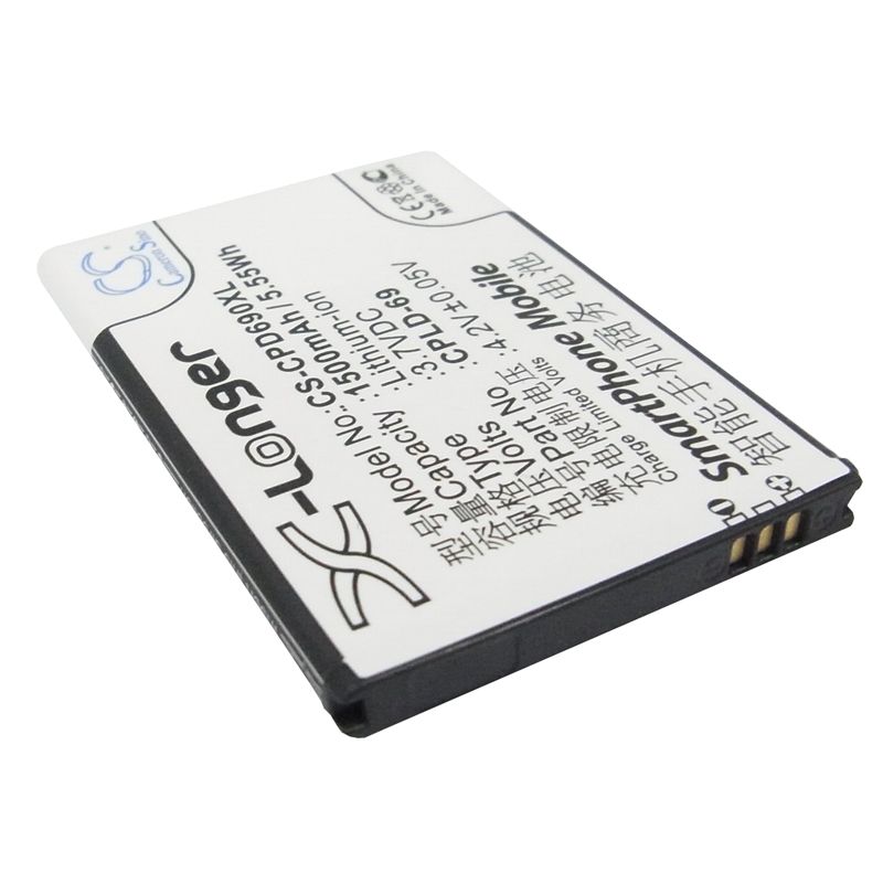 Li-ion Battery fits Coolpad,8809 3.7V, 1500mAh Communications Cameron Sino Technology Limited (Suspended)