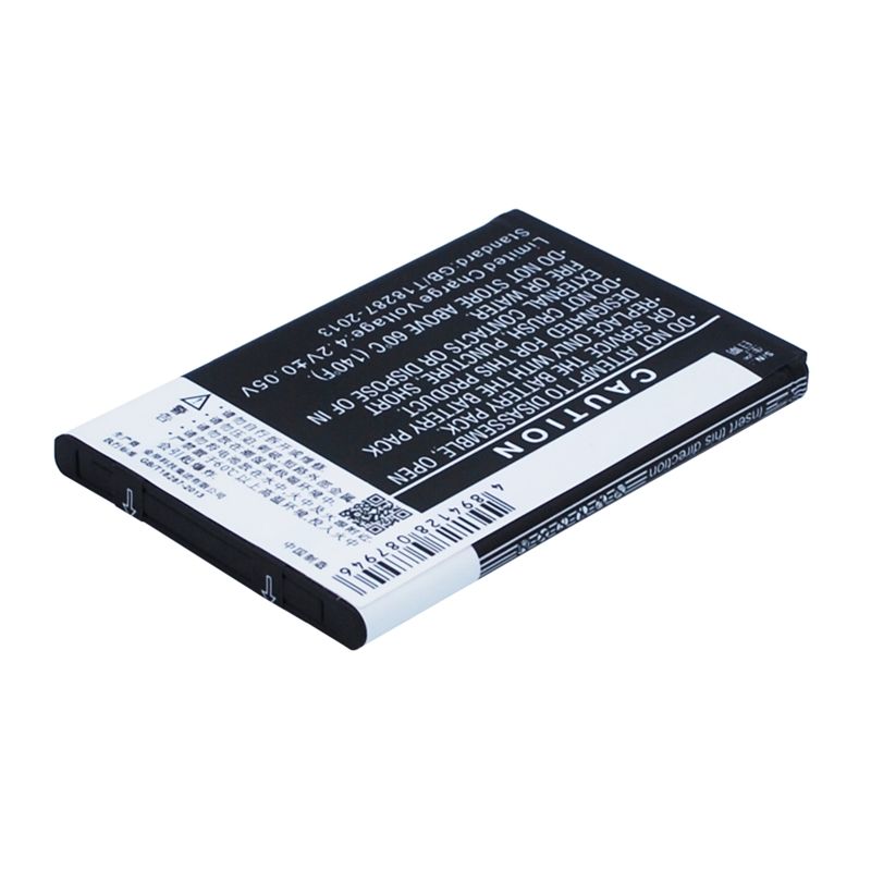 Li-ion Battery fits Coolpad,8809, k-touch, e610 3.7V, 1650mAh Communications Cameron Sino Technology Limited (Suspended)