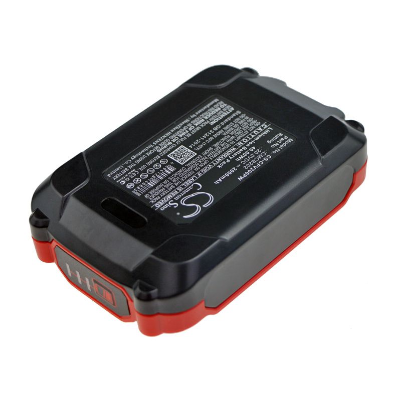 Li-ion Battery fits Craftsman, 16ga Straight Finish Nailer, 18ga Brad Nailer 20.0V, 2000mAh Power Tools Cameron Sino Technology Limited