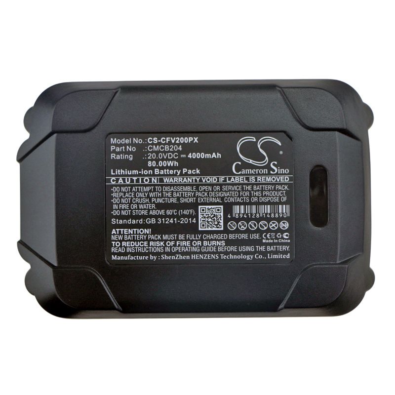 Li-ion Battery fits Craftsman, 16ga Straight Finish Nailer, 18ga Brad Nailer 20.0V, 4000mAh Power Tools Cameron Sino Technology Limited