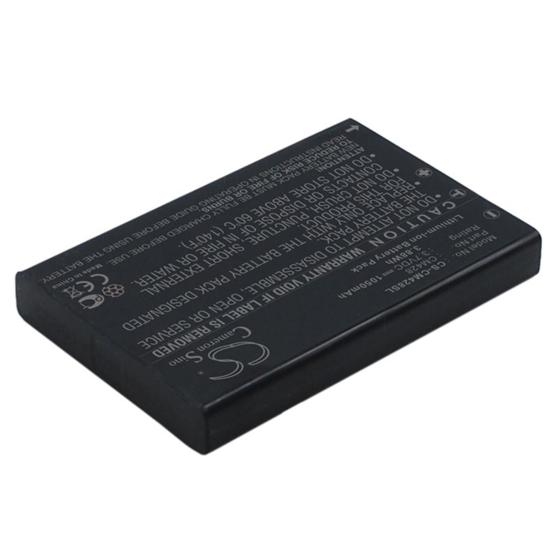 Li-ion Battery fits Creative, Divi Cam 428 Portable Mp3 Player 3.7V, 1050mAh Media Player Cameron Sino Technology Limited