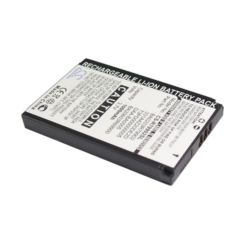 Li-ion Battery fits Creative, Jukbeox Zen Nx, Nomad, Nomad Jukebox Zen Xtra 3.7V, 1000mAh Media Player Cameron Sino Technology Limited