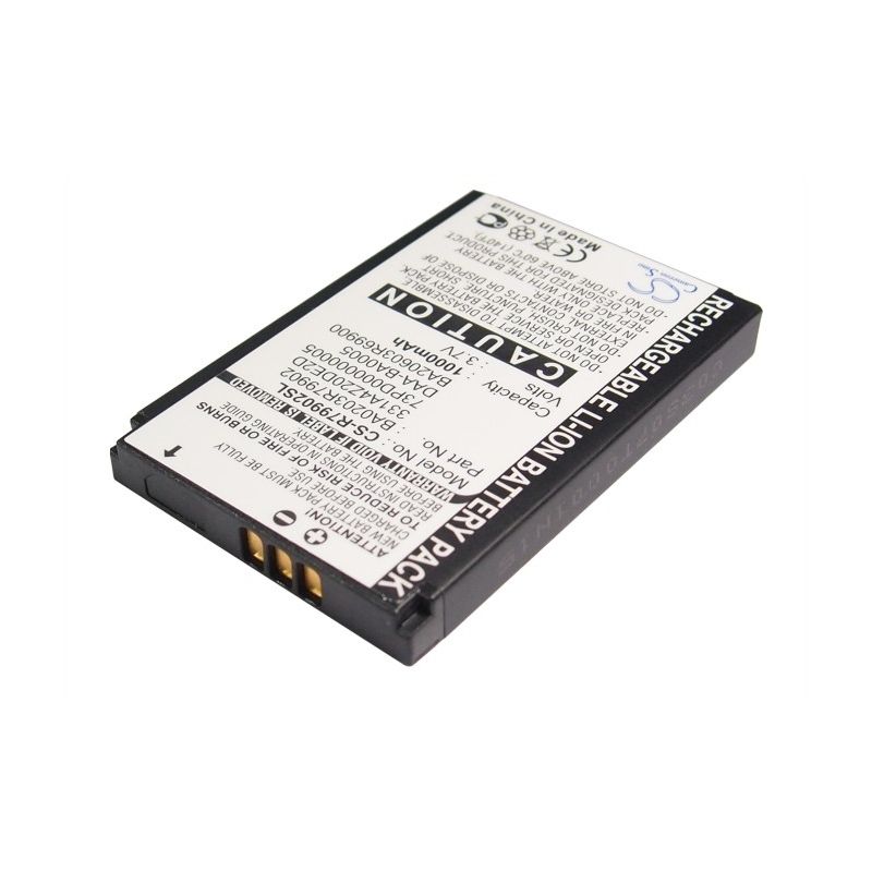 Li-ion Battery fits Creative, Jukbeox Zen Nx, Nomad, Nomad Jukebox Zen Xtra 3.7V, 1000mAh Media Player Cameron Sino Technology Limited
