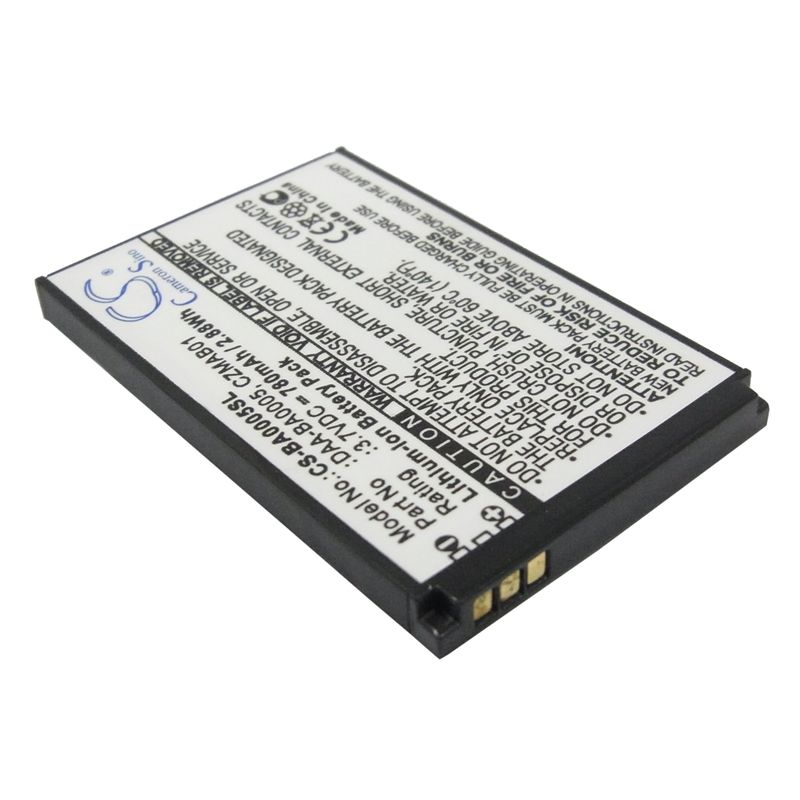 Li-ion Battery Fits Creative, Zen Micro, Zen Micro 4gb, Zen Micro 5gb 3.7v, 780mah Media Player Cameron Sino Technology Limited