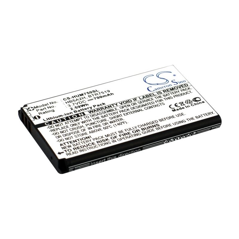 Li-ion Battery fits Cricket, crosswave, crosswave wifi broadband router, ec5805 3.7V, 700mAh Mobile & SmartPhone Cameron Sino Technology Limited