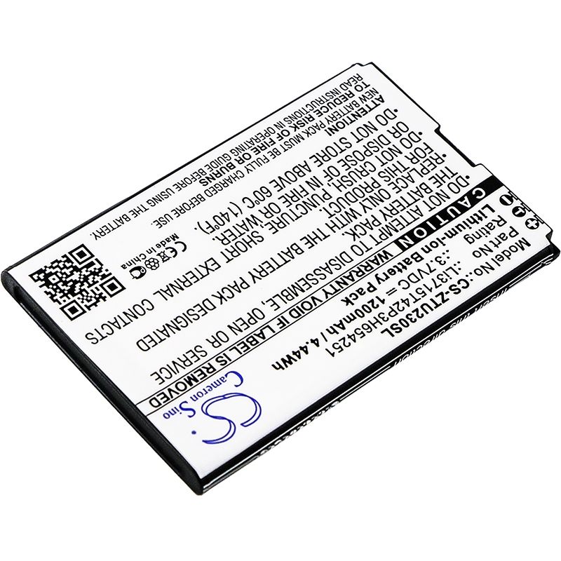 Li-ion Battery Fits Cricket, Groove, X501, Medion 3.7v, 1200mah Hotspot Cameron Sino Technology Limited