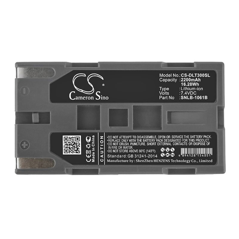 Li-ion Battery fits Dali, T3, T8 7.4V, 2200mAh Thermal Camera Cameron Sino Technology Limited