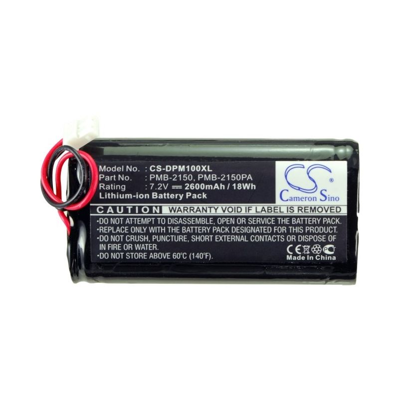 Li-ion Battery Fits Dam, Pm100-bmb, Pm100-dk, Pm100ii-bmb 7.2v, 2600mah Remote Control Cameron Sino Technology Limited