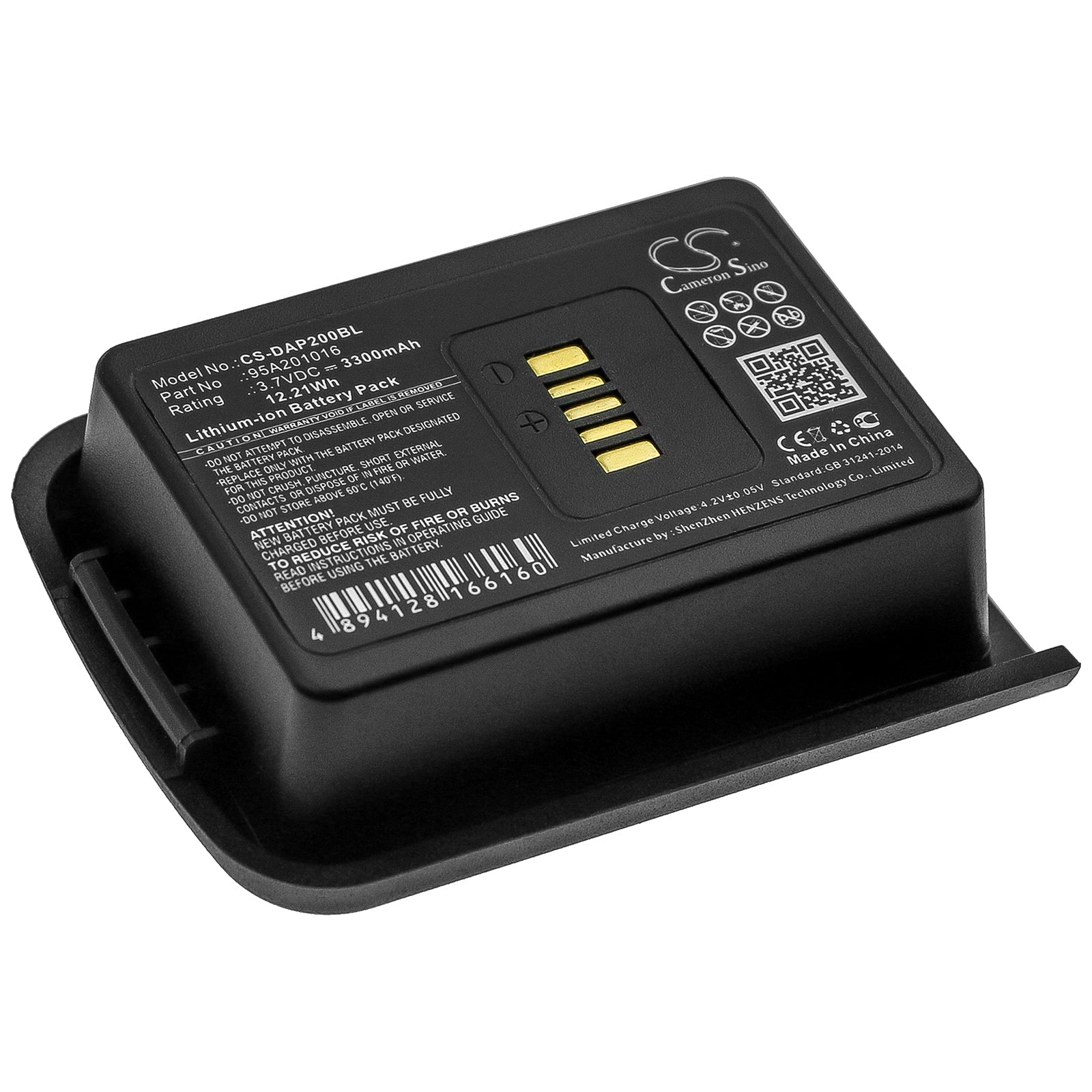 Li-ion Battery fits Datalogic, 950401003, P20, P20-1001 3.7V, 3300mAh Barcode Scanner Cameron Sino Technology Limited