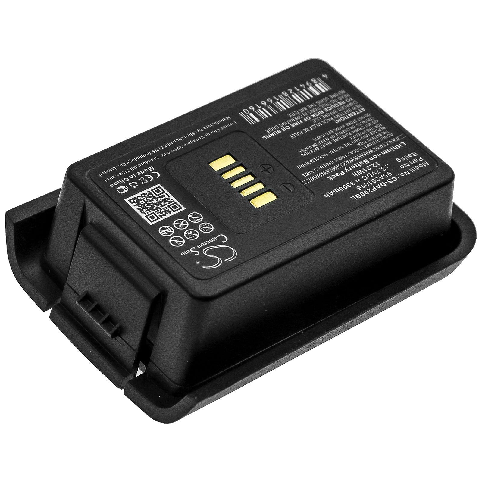 Li-ion Battery fits Datalogic, 950401003, P20, P20-1001 3.7V, 3300mAh Barcode Scanner Cameron Sino Technology Limited