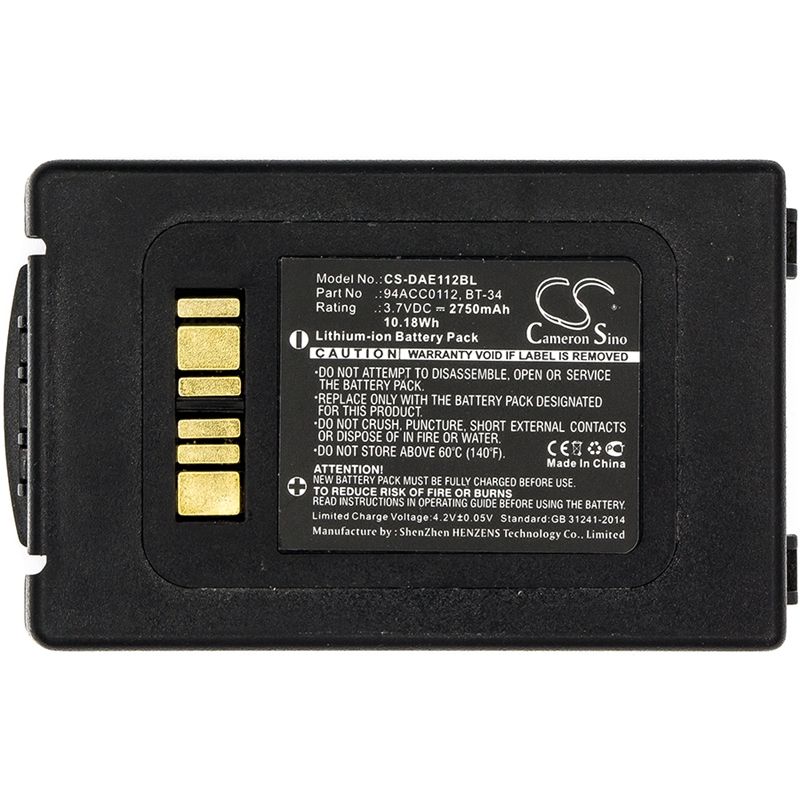 Li-ion Battery Fits Datalogic, Elf 3.7v, 2750mah Barcode Scanner Cameron Sino Technology Limited