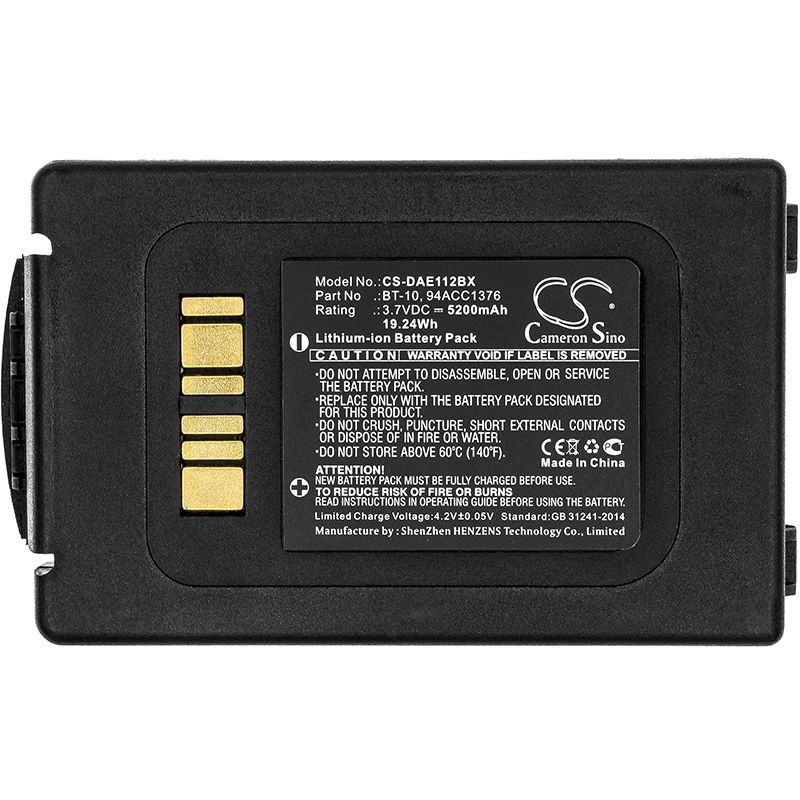 Li-ion Battery Fits Datalogic, Elf 3.7v, 5200mah Barcode Scanner Cameron Sino Technology Limited