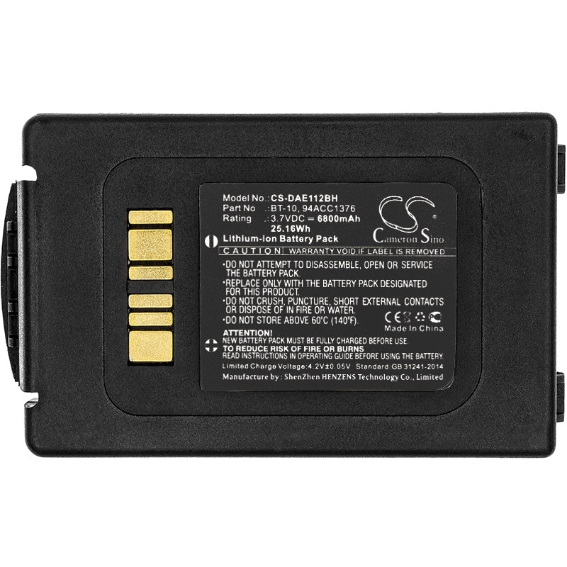Li-ion Battery fits Datalogic, Elf 3.7V, 6800mAh Barcode Scanner Cameron Sino Technology Limited