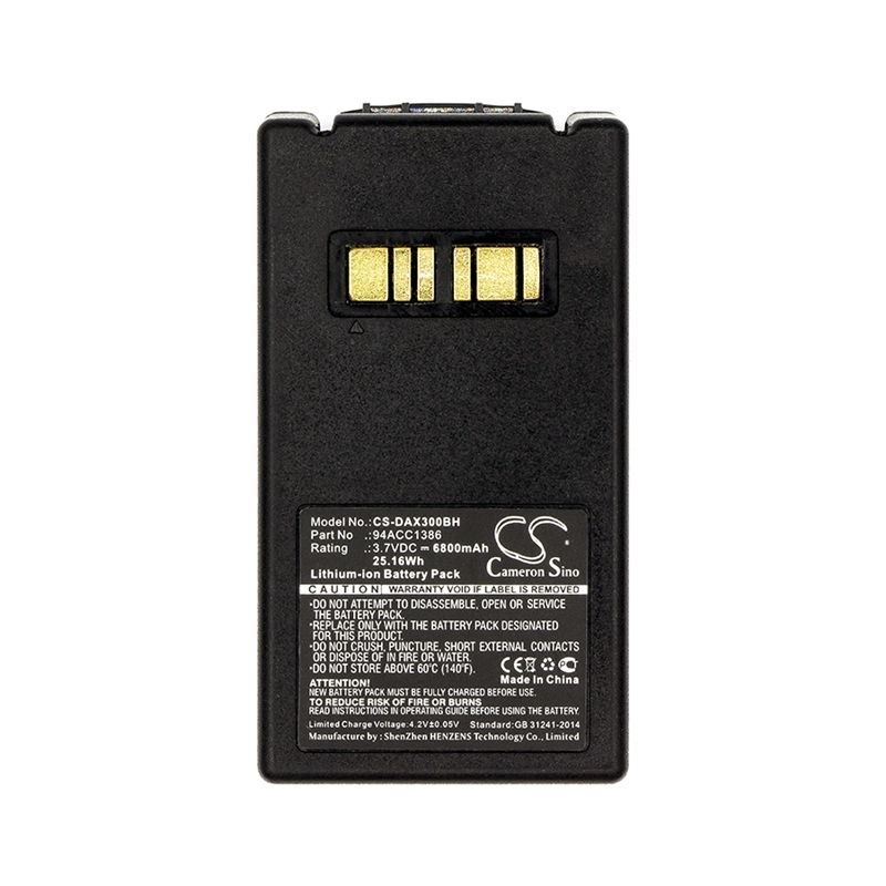 Li-ion Battery Fits Datalogic, Falcon X3 3.7v, 6800mah Barcode Scanner Cameron Sino Technology Limited