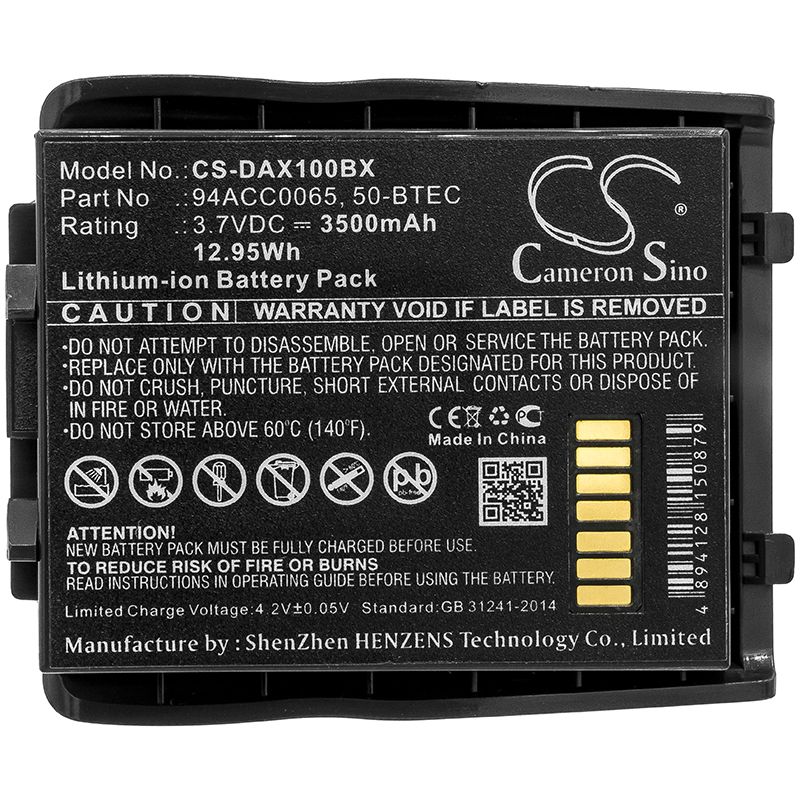 Li-ion Battery fits Datalogic, Lynx 3.7V, 3500mAh Business Cameron Sino Technology Limited