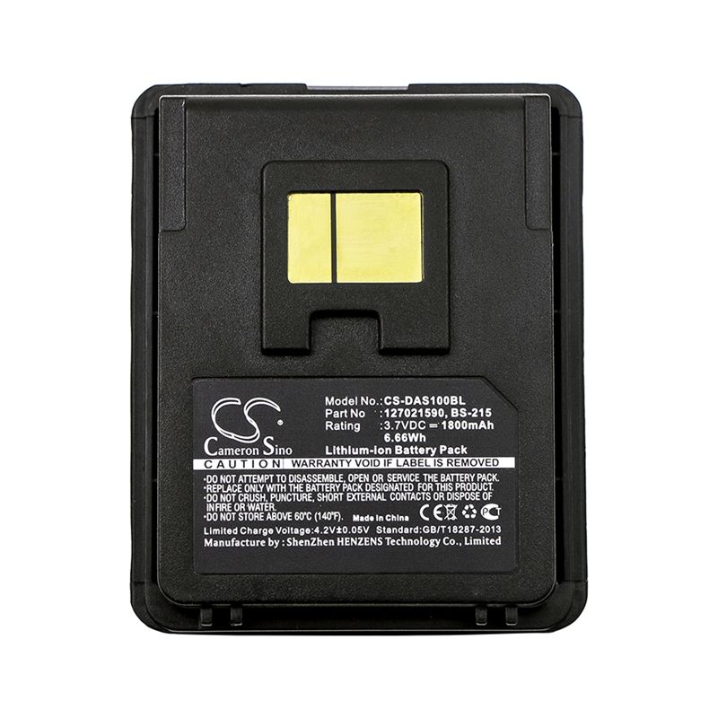 Li-ion Battery fits Datalogic, Mobile Scorpio 3.7V, 1800mAh Barcode Scanner Cameron Sino Technology Limited