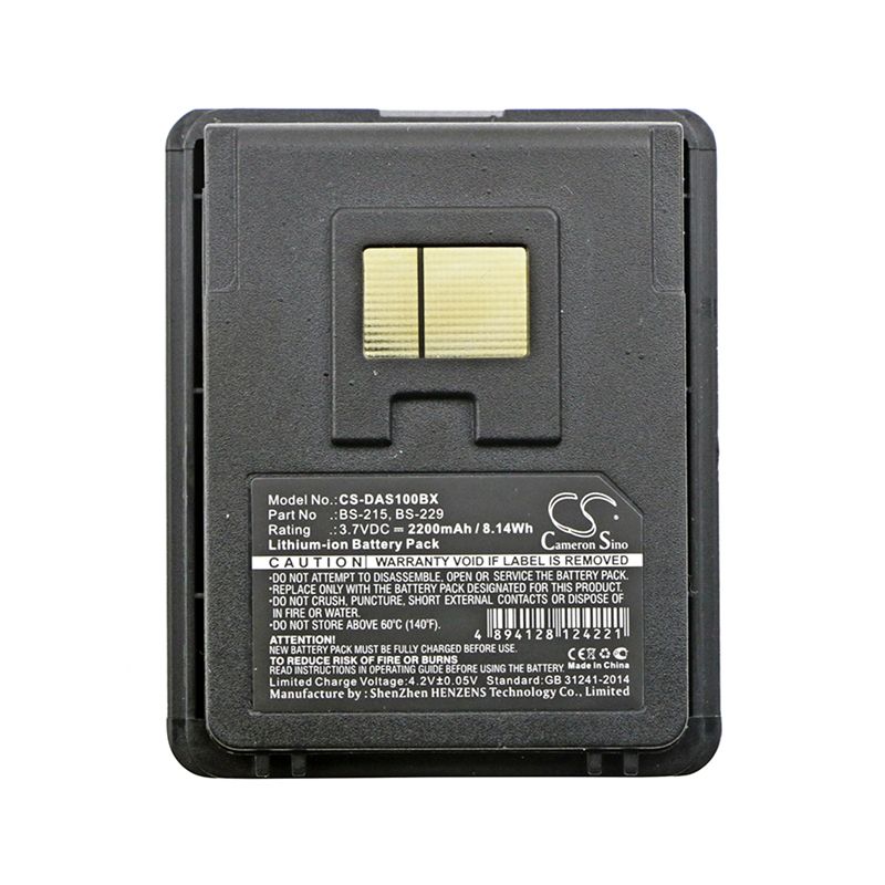 Li-ion Battery Fits Datalogic, Mobile Scorpio 3.7v, 2200mah Barcode Scanner Cameron Sino Technology Limited