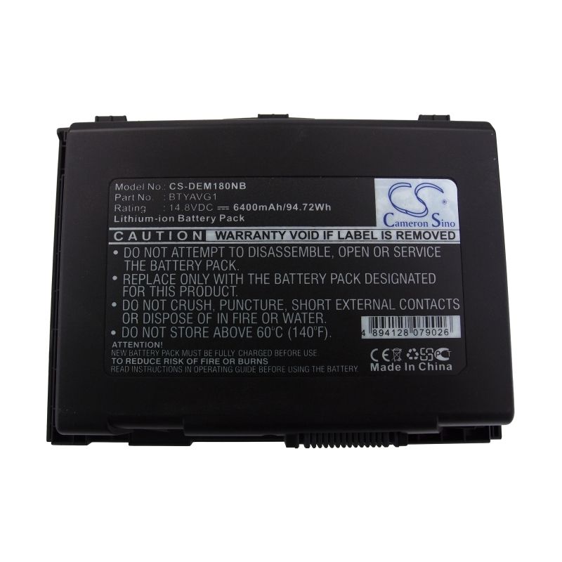 Li-ion Battery Fits Dell, Alienware M18x, Alienware M18x R1, Alienware M18x R2 14.8v, 6400mah Computer Cameron Sino Technology Limited (Suspended)