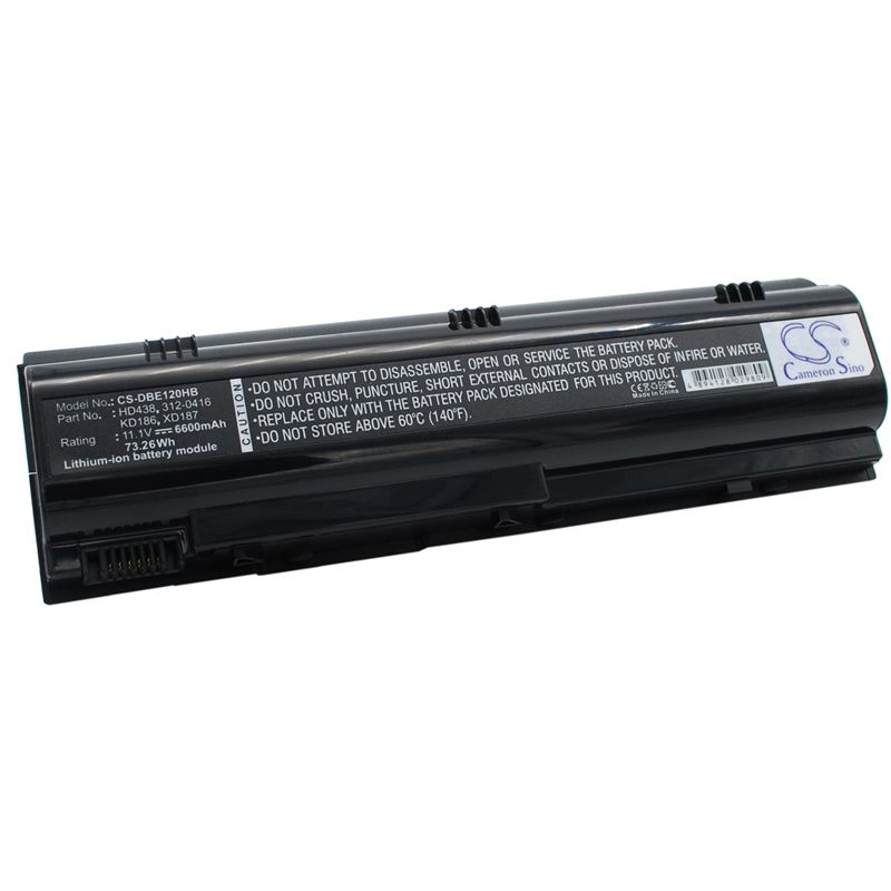 Li-ion Battery fits Dell, inspiron 1300, inspiron B120, inspiron B130 11.1V, 6600mAh Notebook & Laptop Cameron Sino Technology Limited