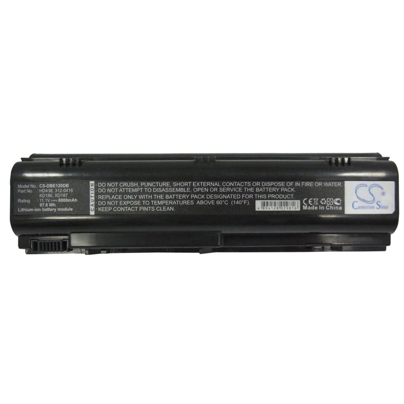 Li-ion Battery fits Dell, inspiron 1300, inspiron B120, inspiron B130 11.1V, 8800mAh Notebook & Laptop Cameron Sino Technology Limited