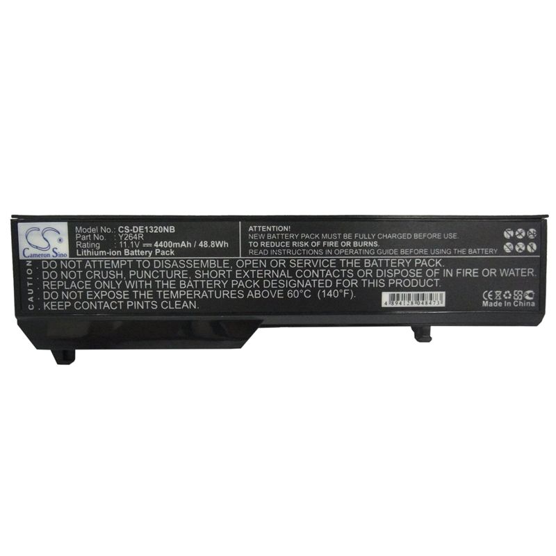 Li-ion Battery fits Dell, inspiron 1320, inspiron 1320n 11.1V, 4400mAh Notebook & Laptop Cameron Sino Technology Limited