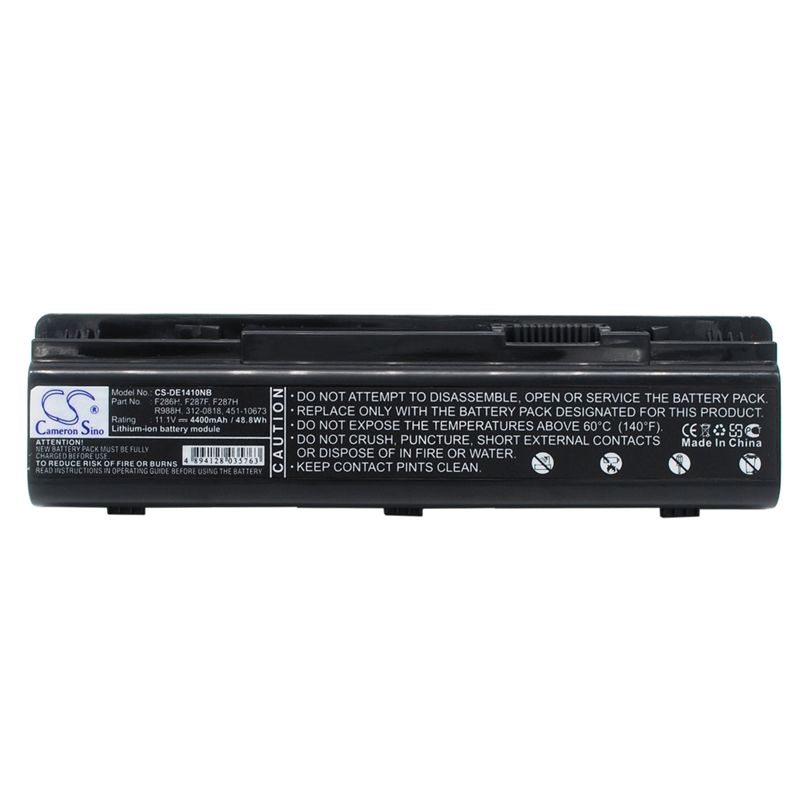 Li-ion Battery fits Dell, inspiron 1410, vostro 1014, vostro 1014n 11.1V, 4400mAh Notebook & Laptop Cameron Sino Technology Limited
