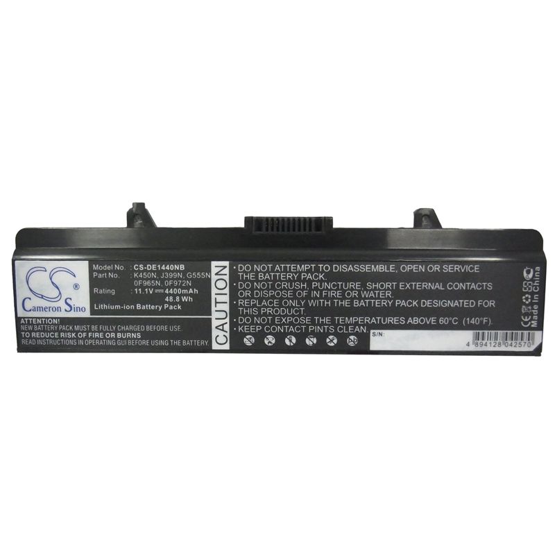 Li-ion Battery Fits Dell, Inspiron 1440, Inspiron 1750 11.1v, 4400mah Computer Cameron Sino Technology Limited (Suspended)
