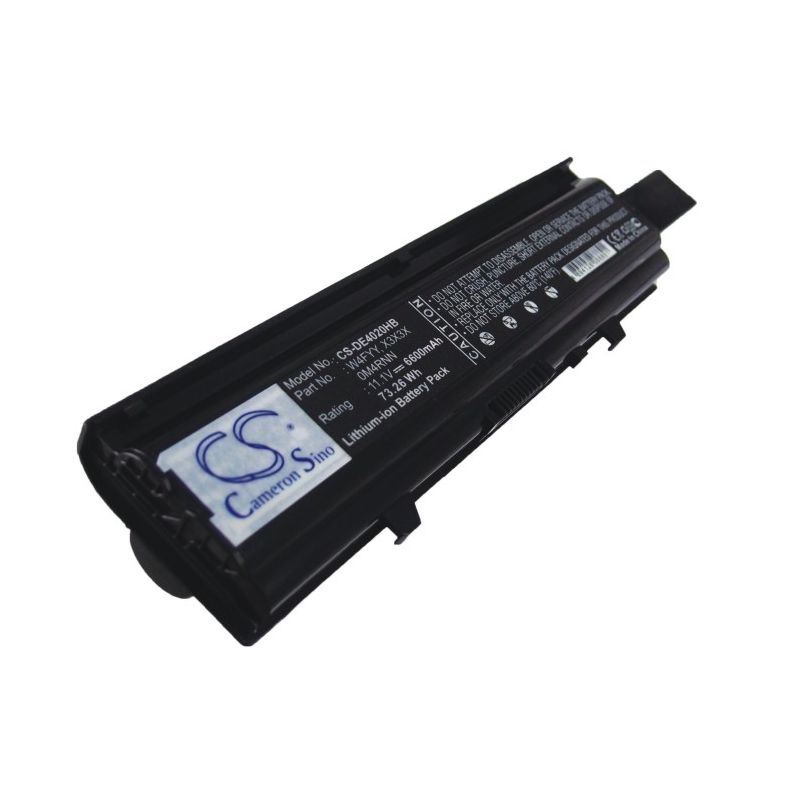 Li-ion Battery fits Dell, inspiron 14r-346, inspiron 14v, inspiron 14vr 11.1V, 6600mAh Notebook & Laptop Cameron Sino Technology Limited