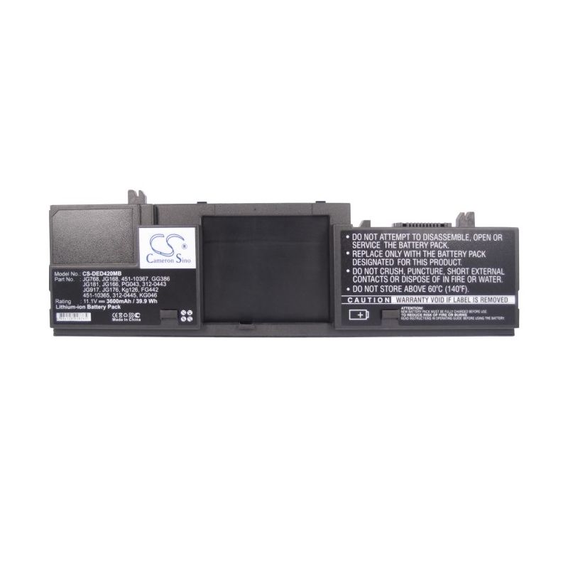Li-ion Battery Fits Dell, Latitude D420, Latitude D430 11.1v, 3600mah Notebook & Laptop Cameron Sino Technology Limited